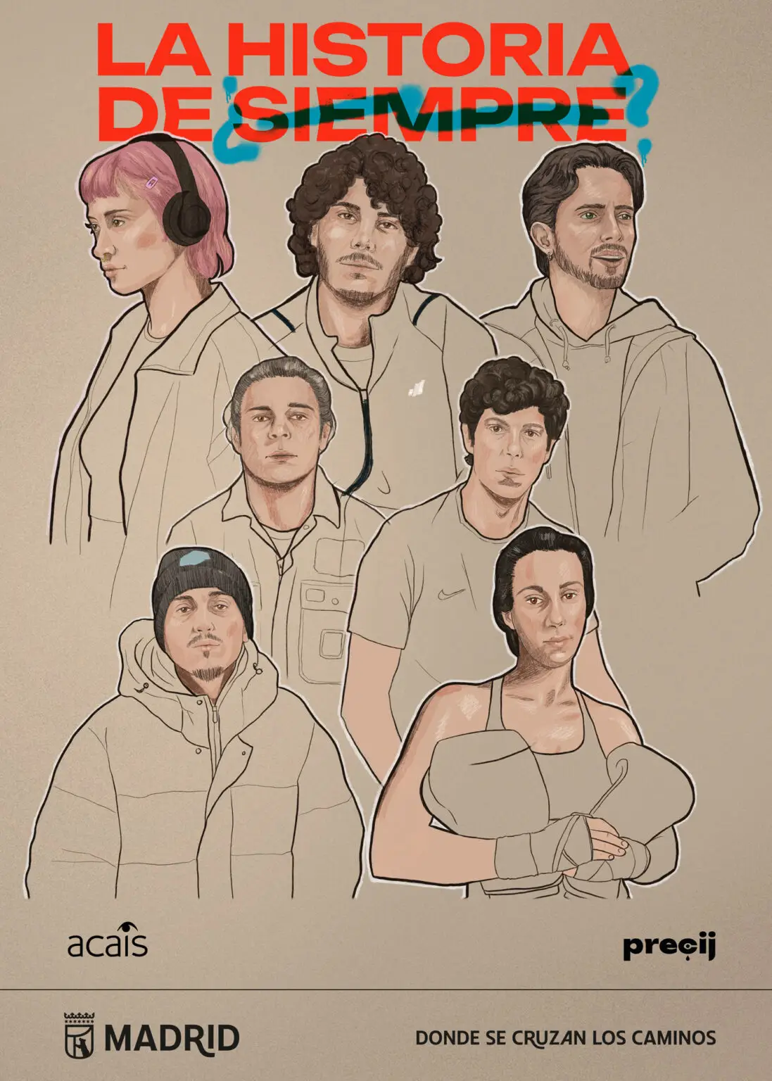 Cartel La Historia de Siempre